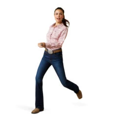 10043475 Women's Wrinkle Resist Kirby Stretch Shirt By Ariat -Western Cowboy Boots Shop 10043475 full