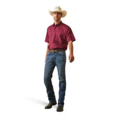 10043513 Men's VentTEK Classic Fit Short Sleeve Shirt By Ariat -Western Cowboy Boots Shop 10043513 full