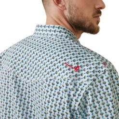 10043751 Men's Dillinger Flame Resistant Retro Fit Snap Work Shirt By Ariat 7 10043751 Men's Dillinger Flame Resistant Retro Fit Snap Work Shirt By Ariat -Western Cowboy Boots Shop 10043751 01