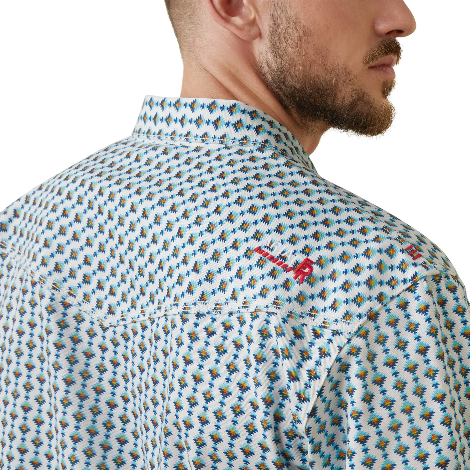 10043751 Men's Dillinger Flame Resistant Retro Fit Snap Work Shirt By Ariat 3 10043751 Men's Dillinger Flame Resistant Retro Fit Snap Work Shirt By Ariat - Image 3