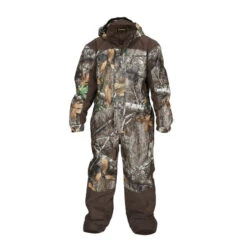 Hw00138 Kid's Junior ProHunter Waterproof Insulated Coverall In Realtree Edge By Rocky