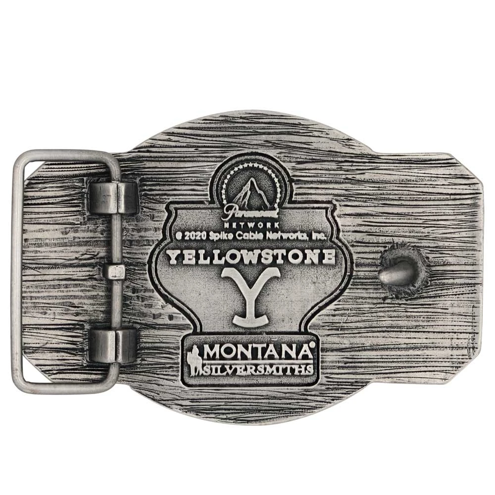 A910yel The Dutton Ranch Attitude Belt Buckle By Montana Silversmiths 4 A910yel The Dutton Ranch Attitude Belt Buckle By Montana Silversmiths - Image 4