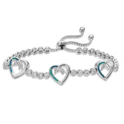 BC3949 Follow Your Arrow Heart Bolo Bracelet By Montana Silversmiths