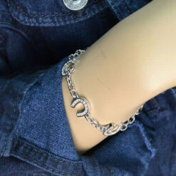 Bc620 Horseshoe Up Horseshoe Down Bracelet By Montana Silversmiths 5 Bc620 Horseshoe Up Horseshoe Down Bracelet By Montana Silversmiths -Western Cowboy Boots Shop BC620 mod