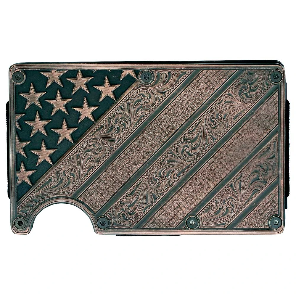 Crcard6blb All American Bronze Credit Card Holder By Montana Silversmiths 3 Crcard6blb All American Bronze Credit Card Holder By Montana Silversmiths - Image 3