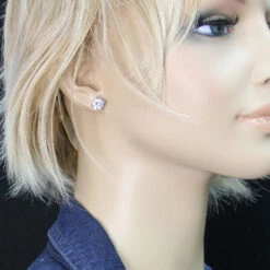 Er2545 Brilliant Stud Earrings By Montana Silversmiths 5 Er2545 Brilliant Stud Earrings By Montana Silversmiths -Western Cowboy Boots Shop ER2545 mod