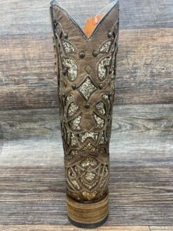 C3275 Women's Oryx Glittered Square Toe Boot By Corral -Western Cowboy Boots Shop IMG 3302 scaled
