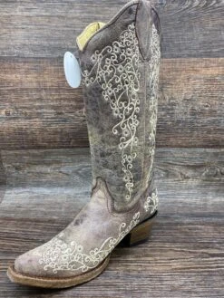 A1094 Women's Embroidered Snip Toe Western Boot By Corral -Western Cowboy Boots Shop IMG 3879 scaled