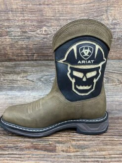 10035885 Kid's WorkHog XT VentTEK Bold Square Toe Work Boot By Ariat -Western Cowboy Boots Shop IMG 4048 scaled