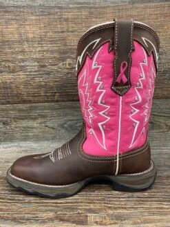Rd3557 Women's Pink Ribbon Lady Rebel Western Boot By Durango -Western Cowboy Boots Shop IMG 4204 scaled