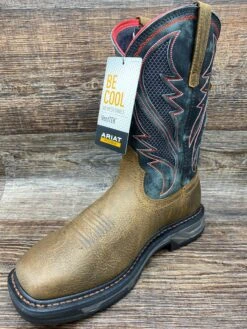 10035984 Men's Workhog XT Square Toe Waterproof Soft Toe Work Boot By Ariat -Western Cowboy Boots Shop IMG 4382 scaled