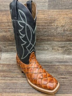 Nb5548 Men's Pirarucu Fish Print Western Boot By Nocona