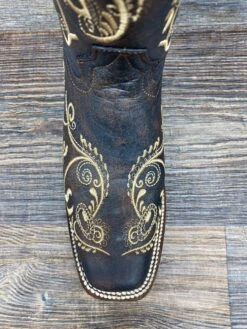 L5079 Ladies Circle-G Dragonfly Embroidered Square Toe Boot By Corral -Western Cowboy Boots Shop IMG 4755 scaled