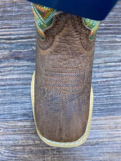 Dbt0229 Kid's Lil' Rebel Pro Square Toe Western Boot By Durango -Western Cowboy Boots Shop IMG 5086 scaled