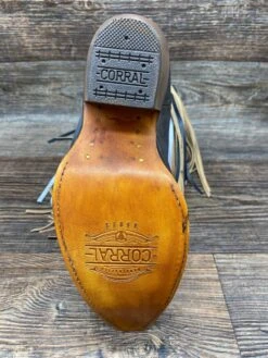 C3749 Women's Snip Toe Navy With Stars And Fringe Western Boot By Corral -Western Cowboy Boots Shop IMG 5176 scaled