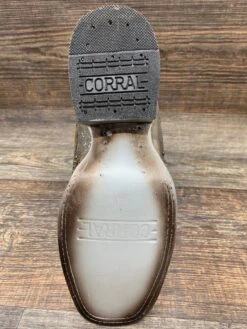 E1512 Women's Brown & Grey Glitter Inlay Square Toe Western Boot By Corral -Western Cowboy Boots Shop IMG 5809 scaled