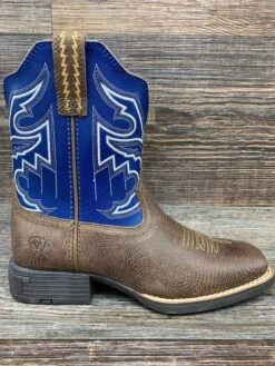 10038333 Kid's Sorting Pen Square Toe Western Boot By Ariat