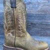 Ab6724 Men's Genuine Bison Square Toe Western Boot By Abilene