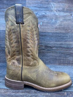 Ab6724 Men's Genuine Bison Square Toe Western Boot By Abilene