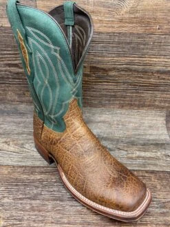 Tl3017 Men's Tapadera Exotic Print Square Toe Western Boot By Tony Lama