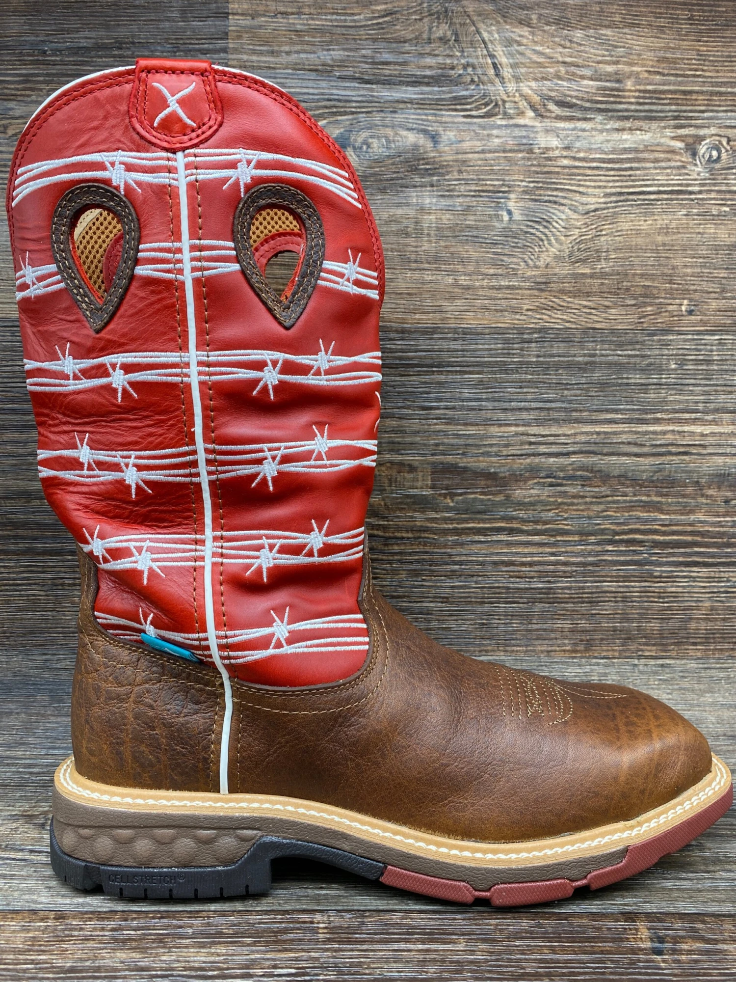 Mxbnw01 Men's Cell Stretch Nano Composite Toe Waterproof Work Boot By Twisted X 2 Mxbnw01 Men's Cell Stretch Nano Composite Toe Waterproof Work Boot By Twisted X - Image 2