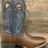 10038501 Men's Sport Buckout Square Toe Western Boot By Ariat