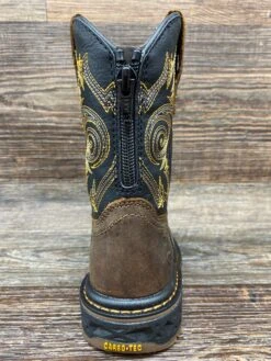 Gb00343 Kid's Carbo-Tec Square Toe Work Boot By Georgia -Western Cowboy Boots Shop IMG 6268 scaled