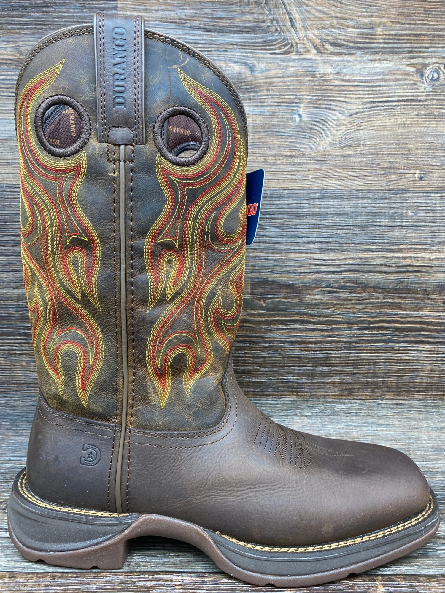 Ddb0317 Men's Rebel Square Toe Western/Work Boot By Durango 1 Ddb0317 Men's Rebel Square Toe Western/Work Boot By Durango