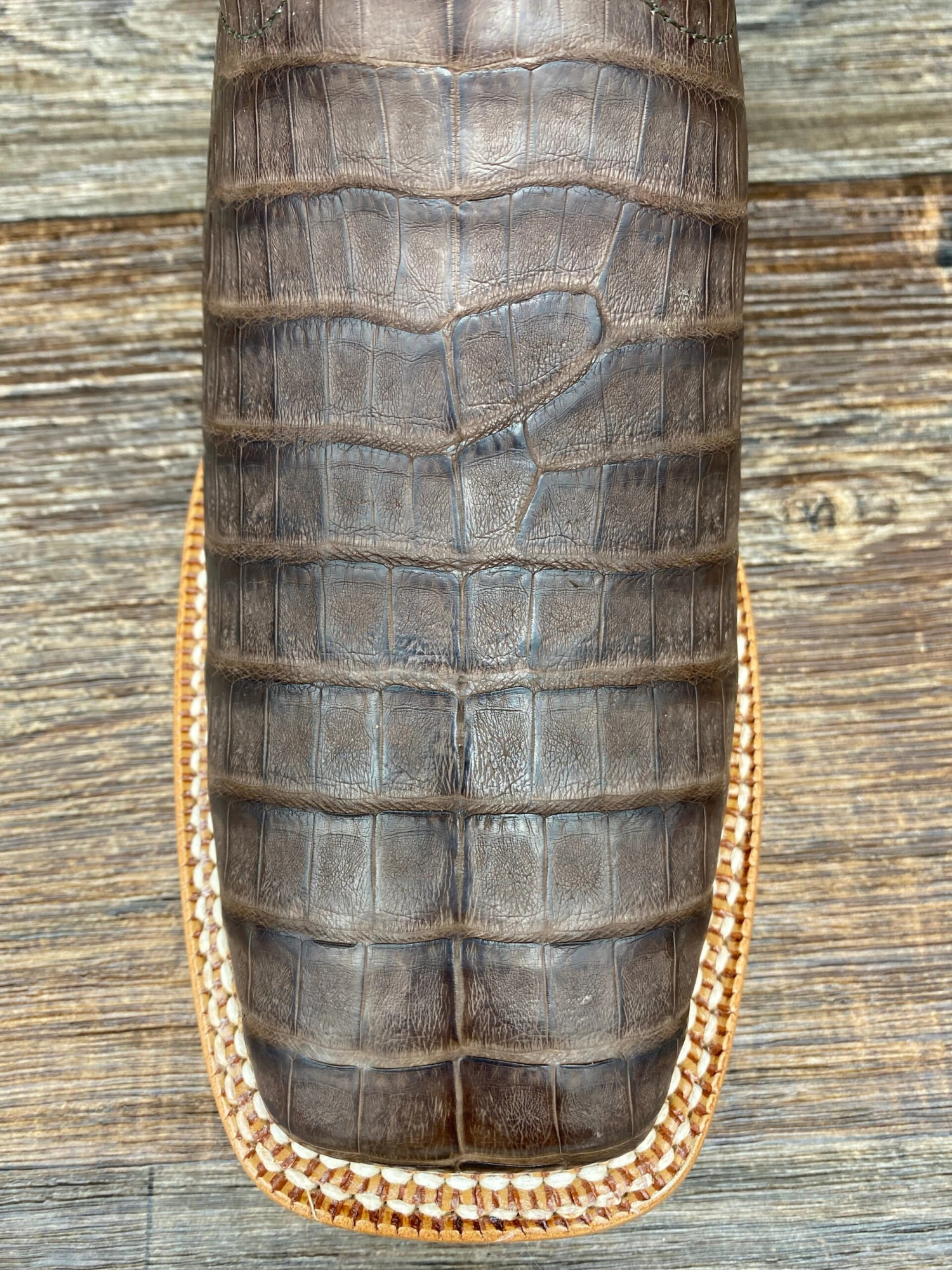 10035922 Men's Denton Caiman Square Toe Western Boot By Ariat 3 10035922 Men's Denton Caiman Square Toe Western Boot By Ariat - Image 3