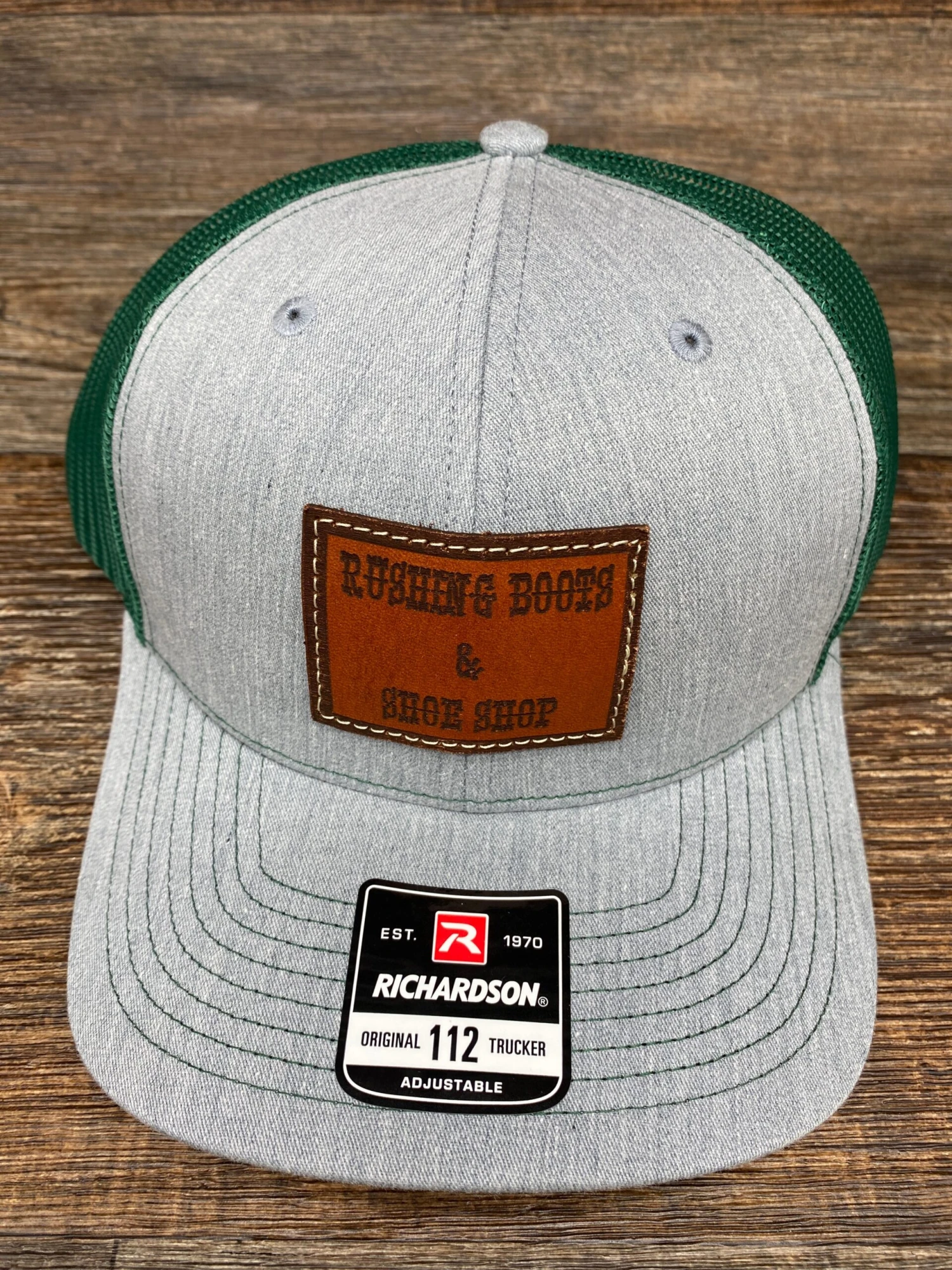 Ndcap Laser Engraved Leather Patch Rushing Boots Cap 1 Ndcap Laser Engraved Leather Patch Rushing Boots Cap