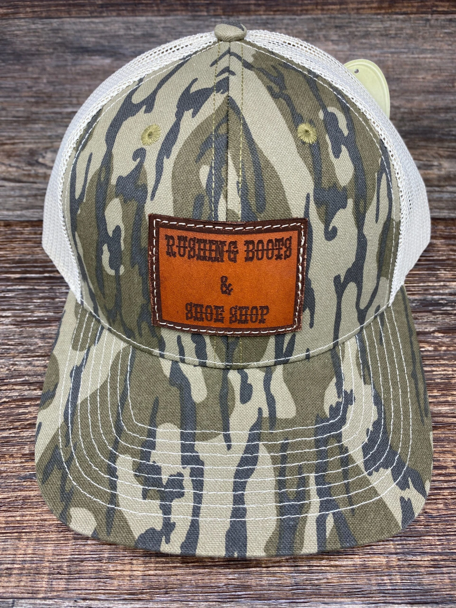 Ndcap Laser Engraved Leather Patch Rushing Boots Cap 2 Ndcap Laser Engraved Leather Patch Rushing Boots Cap - Image 2