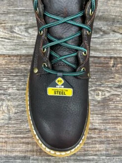 G6374 Men's 6 Inch Lace Up Steel Toe Work Boot By Georgia 6 G6374 Men's 6 Inch Lace Up Steel Toe Work Boot By Georgia -Western Cowboy Boots Shop IMG 6732 scaled