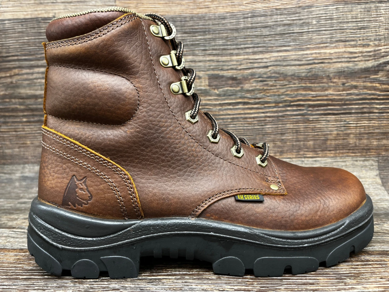 810951 Men's 8 Inch Lace Up Soft Toe Work Boot With Side Zipper By Steel Blue 2 810951 Men's 8 Inch Lace Up Soft Toe Work Boot With Side Zipper By Steel Blue - Image 2