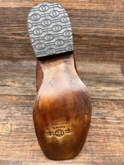 Corral L5737 Men's Patchwork Brown Ostrich Square Toe Western Boot By Circle-G -Western Cowboy Boots Shop IMG 7806 scaled