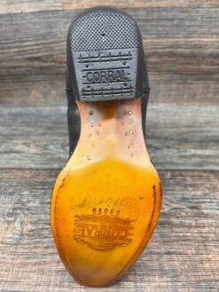 C3881 Ladies Snip Toe Leopard Trim Western Boot By Corral -Western Cowboy Boots Shop IMG 8076 scaled