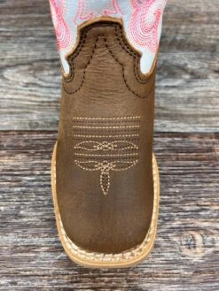 Dbt0242 Girl's Lil' Rebel Pro Square Toe Western Boot By Durango -Western Cowboy Boots Shop IMG 8404 scaled