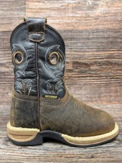 Dpc2969 Kid's Storm's Eye Jr Square Toe Waterproof Work Boot By Dan Post