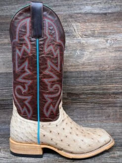 Hp8051 Men's Top Hand Full Quill Ostrich Western Boots By Horse Power