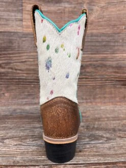 Dpc2908 Girl's Rumi Hair-On Cowhide Western Boot By Dan Post -Western Cowboy Boots Shop IMG 8956 scaled