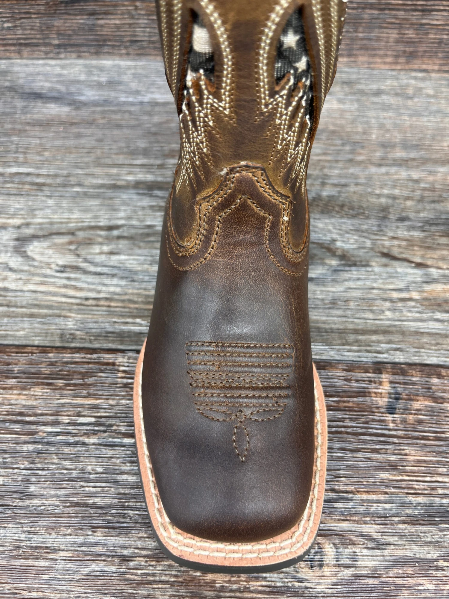 10044485 Kid's Quickdraw VentTEK Square Toe Western Boot By Ariat 3 10044485 Kid's Quickdraw VentTEK Square Toe Western Boot By Ariat - Image 3