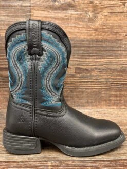 Dbt0236 Kid's Black Onyx Lil' Rebel Pro Western Boot By Durango