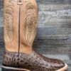 Bsm1886 Men's Cowhide Alligator Print Square Toe Western Boots By Old West
