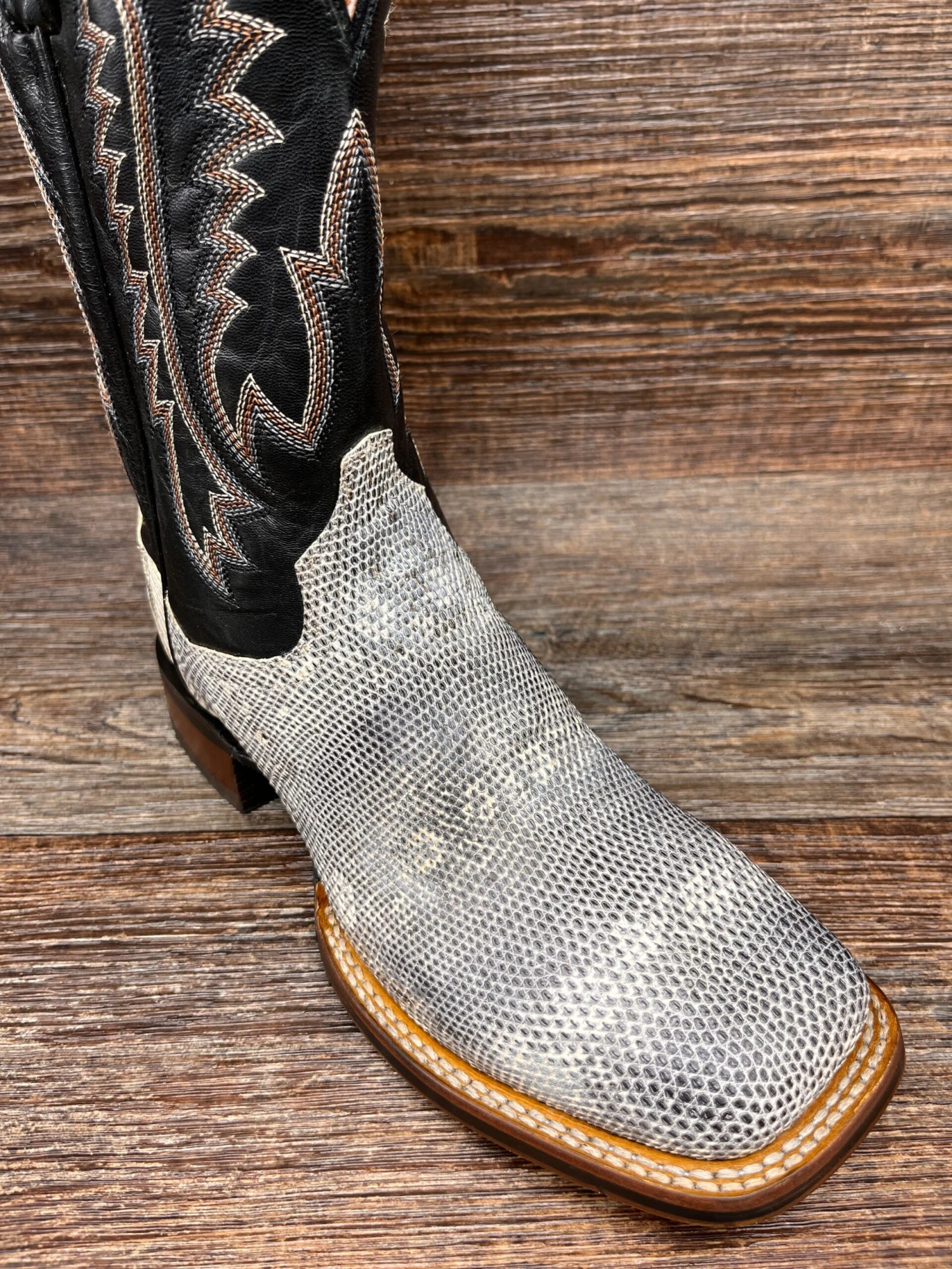 DP4181 Men's Elgin Genuine Natural Lizard Western Boot By Dan Post 1 DP4181 Men's Elgin Genuine Natural Lizard Western Boot By Dan Post