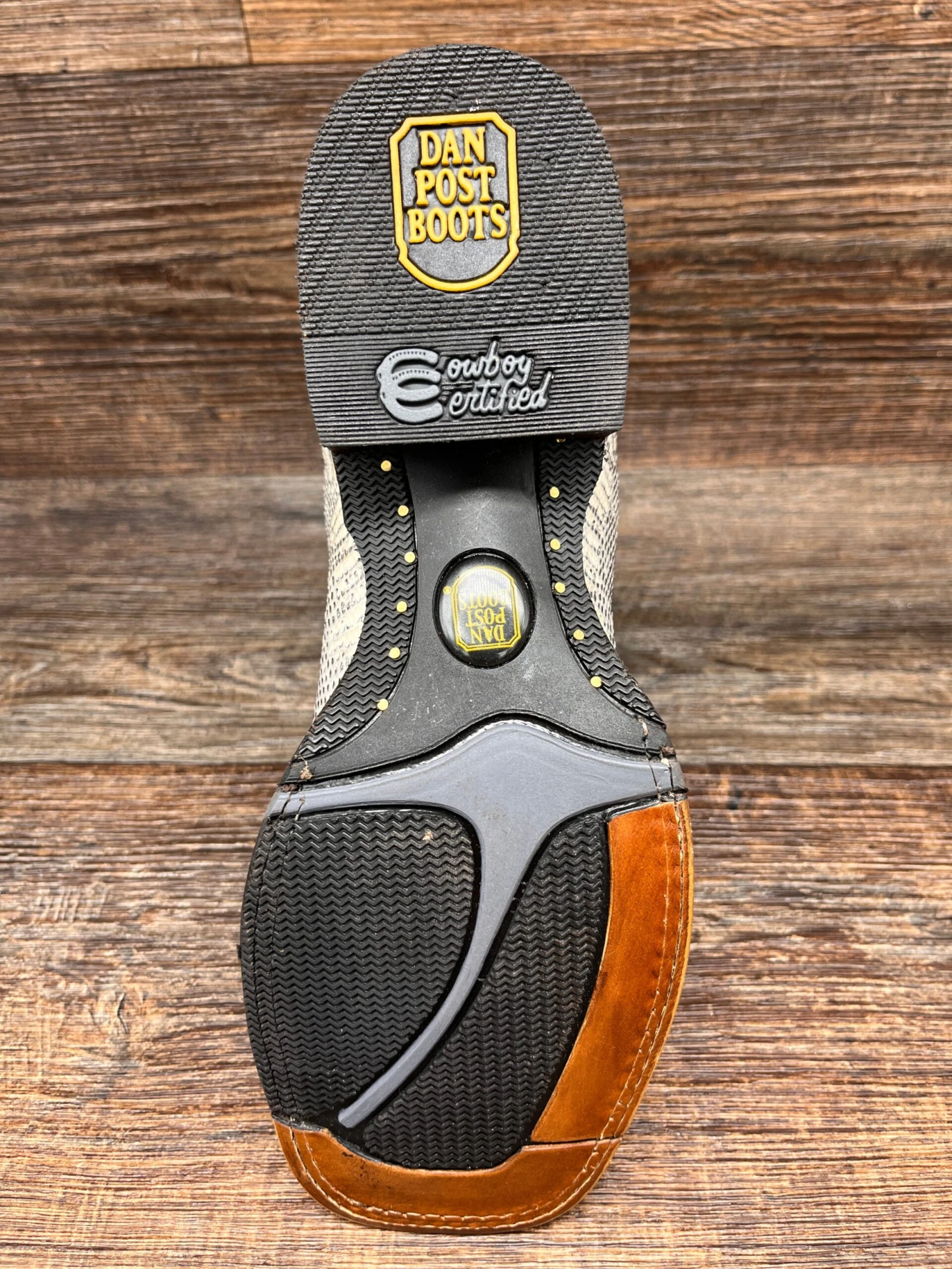 DP4181 Men's Elgin Genuine Natural Lizard Western Boot By Dan Post 4 DP4181 Men's Elgin Genuine Natural Lizard Western Boot By Dan Post - Image 4