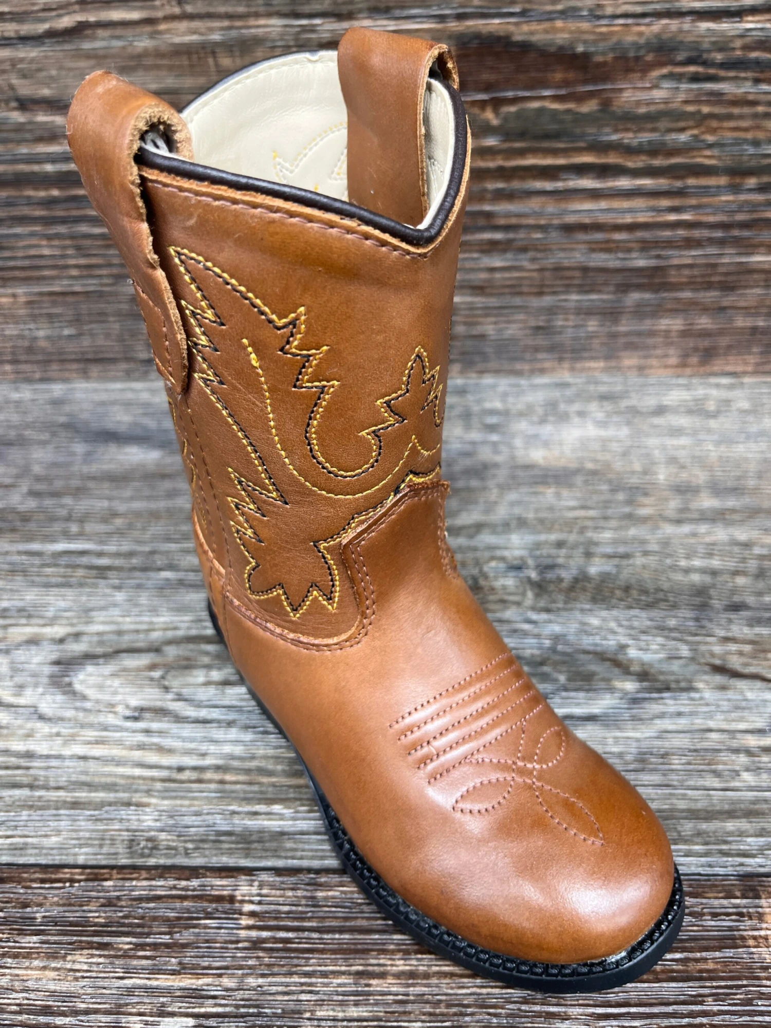 3129 Infant And Toddler Size Round Toe Western Boot By Old West 2 3129 Infant And Toddler Size Round Toe Western Boot By Old West - Image 2