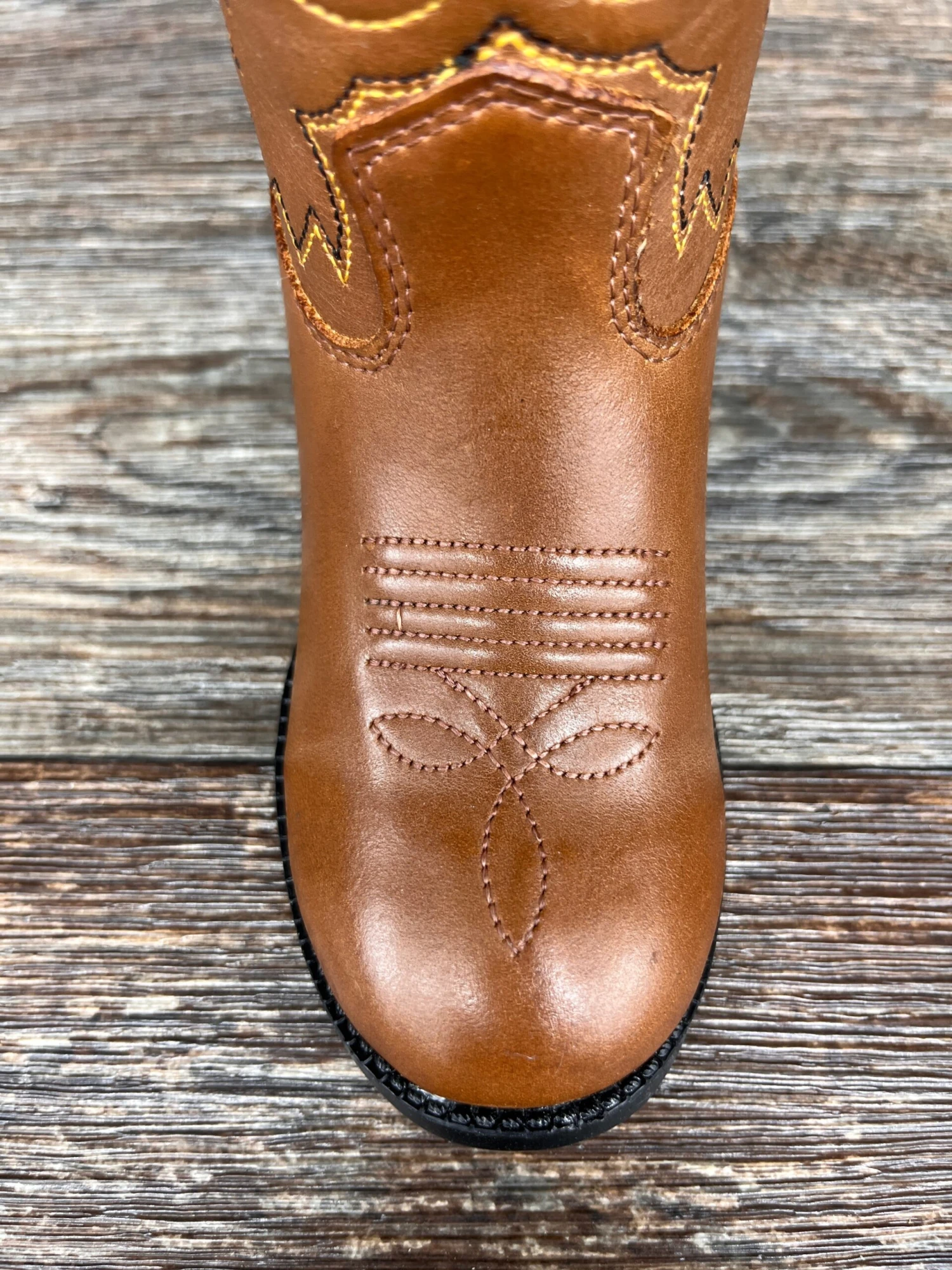 3129 Infant And Toddler Size Round Toe Western Boot By Old West 3 3129 Infant And Toddler Size Round Toe Western Boot By Old West - Image 3