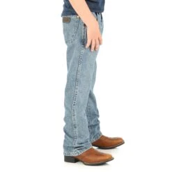 Jrt20ow Boy's Retro Boot Cut Jean By Wrangler -Western Cowboy Boots Shop JRT20OW BS01 SWBB PRD