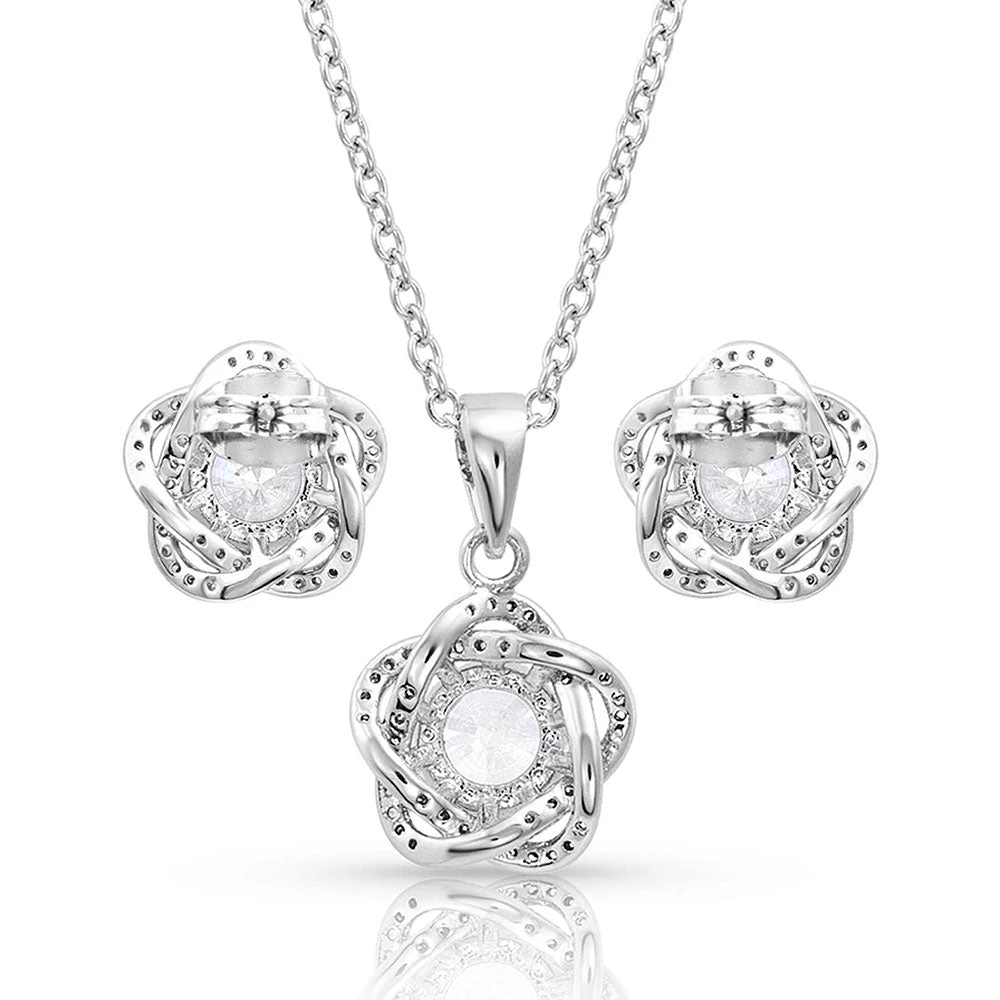 Js4300 Starlight Flower Jewelry Set By Montana Silversmiths 2 Js4300 Starlight Flower Jewelry Set By Montana Silversmiths - Image 2