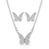 Js5267 Beautiful Butterfly Jewelry Set By Montana Silversmiths