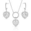 Js5313 Queen Heart Jewelry Set By Montana Silversmiths